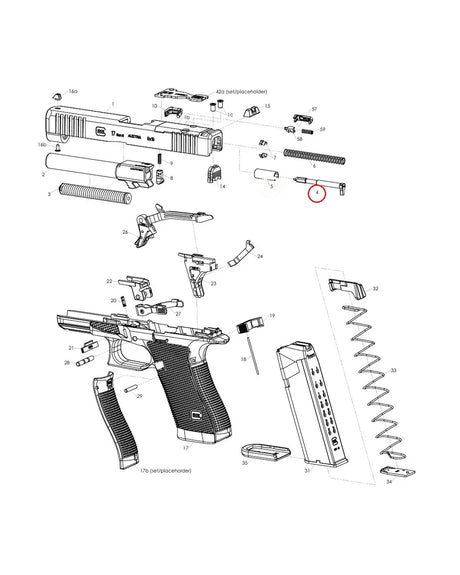 Glock Gen 6 Explosionszeichnung - Position 4