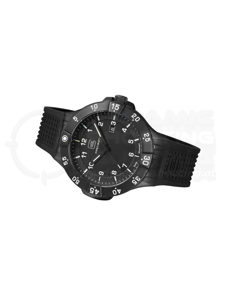 GLOCK sat GW-15-3-22, CRNI - Tritij (43mm) 