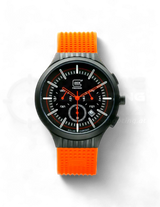 Original Glock Uhr Global mit orangem Band