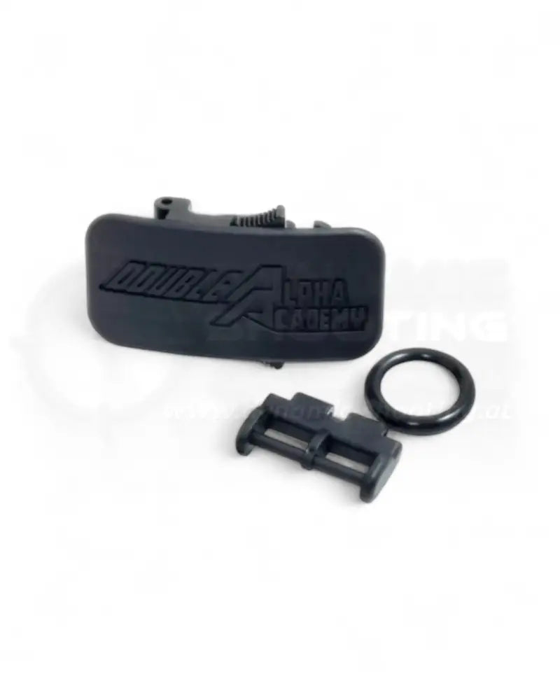 Original Gürtelschnalle mit O-Ring Gummiband für den IPSC Gliedergürtel Lynx von Double Alpha 