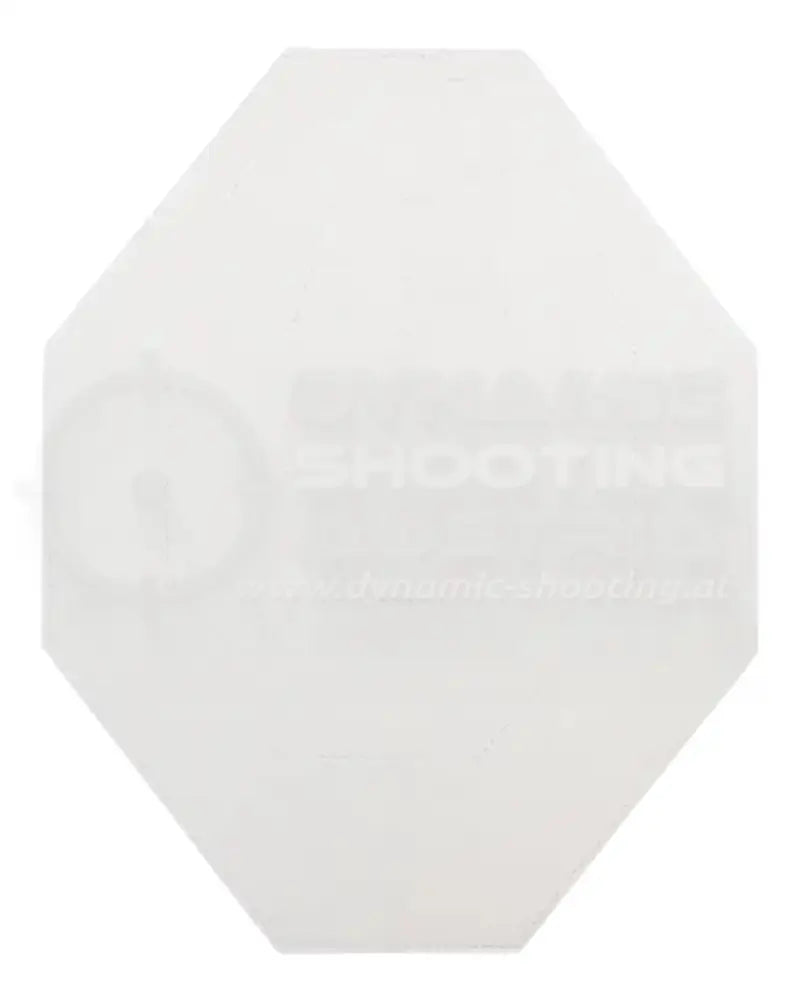 IPSC Target von Eemann Tech mit schwarz bemaltem Hardcover und weißer Wertungszonen für No Shoot Target