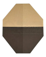 IPSC Target von Eemann Tech mit schwarz bemaltem Hardcover und weißer Wertungszonen für No Shoot Target