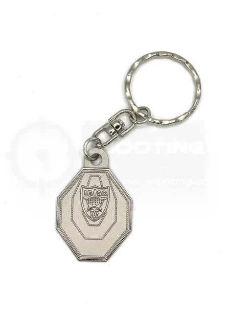 IPSC Target als Schlüsselanhänger mit IPSC Logo