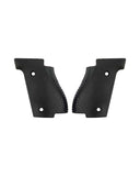 LOK Grips Checkered Griffschalen aus G10 mit Palm Swell Kontur für die Walther PDP Steel Frame in Schwarz
