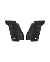 LOK Grips Checkered Griffschalen aus G10 mit Palm Swell Kontur für die Walther PDP Steel Frame in Schwarz