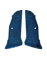 LOK Grips Palm Swell Veloce Target Griffschalen für CZ 75 / SP-01 - Blau/Schwarz