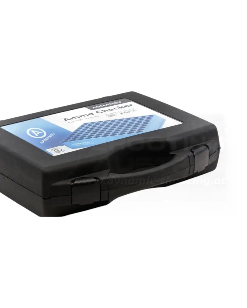 Armanov Patronenlehre Ammo Checker für 100 Patronen mit Transportkoffer Box