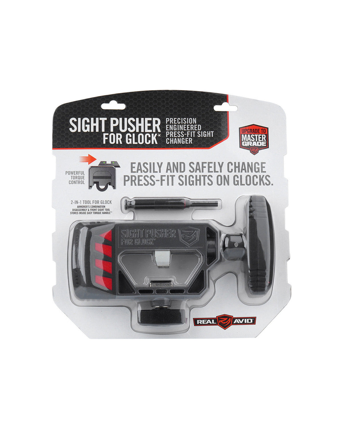 Real Avid Glock Kimmenwechselgerät (Sight Pusher) in der Verpackung