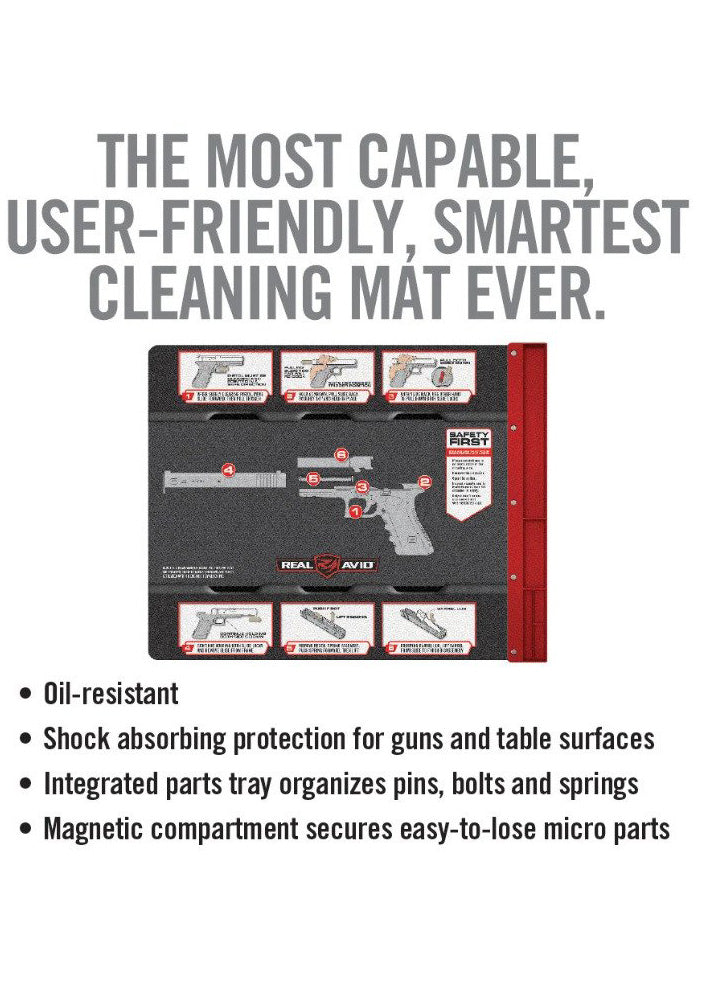 Real Avid Glock Smart Mat Reinigungsmatte, Übersicht der Merkmale