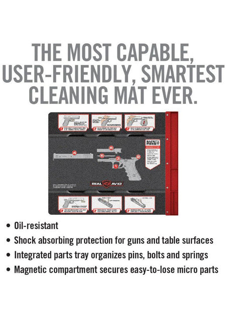 Real Avid Glock Smart Mat Reinigungsmatte, Übersicht der Merkmale