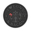 Rubber Patch I Love Guns and Bacon Gummipatch von JTG in Schwarz