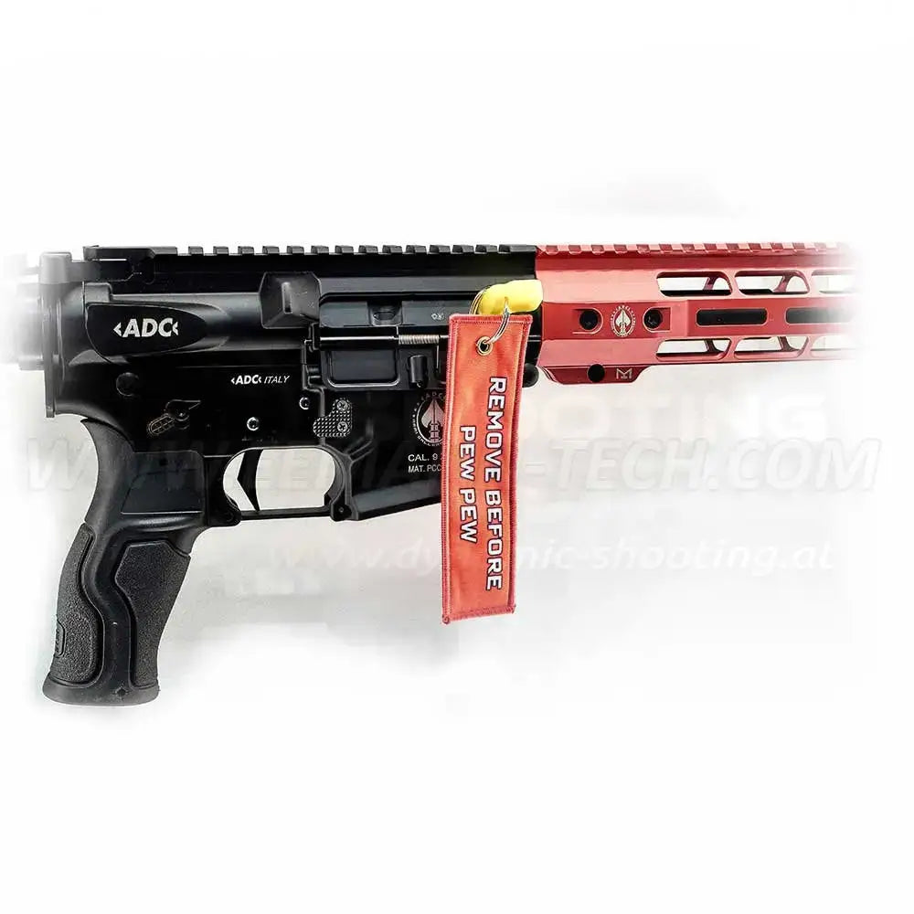 Privjesak za ključeve "Ukloni prije PEW PEW"