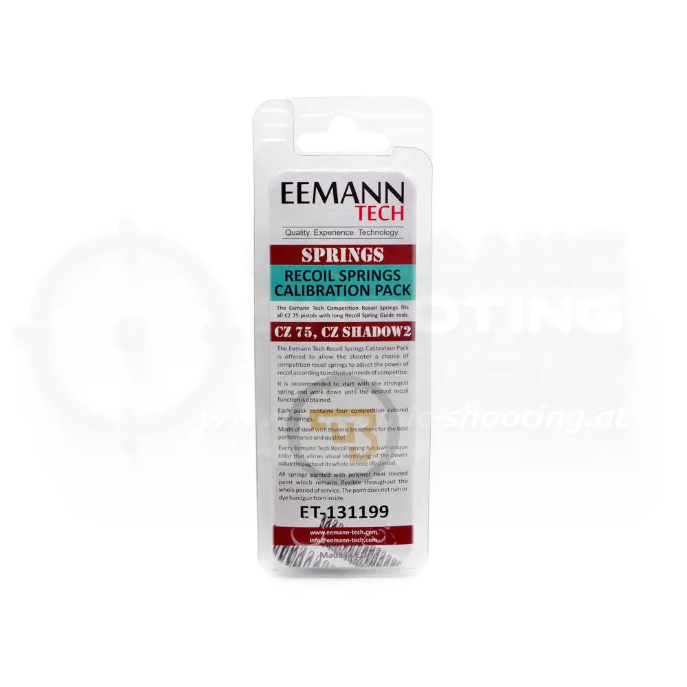 Verschlussfeder Tuning Set von Eemann Tech für CZ 75 SP01 Shadow 2 Tactical Sports Orange TS2