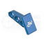 Daumenauflage von Toni System 3 Holes Thumb Rest für Glock, CZ und andere Pistolen in Blau