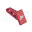 Daumenauflage von Toni System 3 Holes Thumb Rest für Glock, CZ und andere Pistolen in Rot