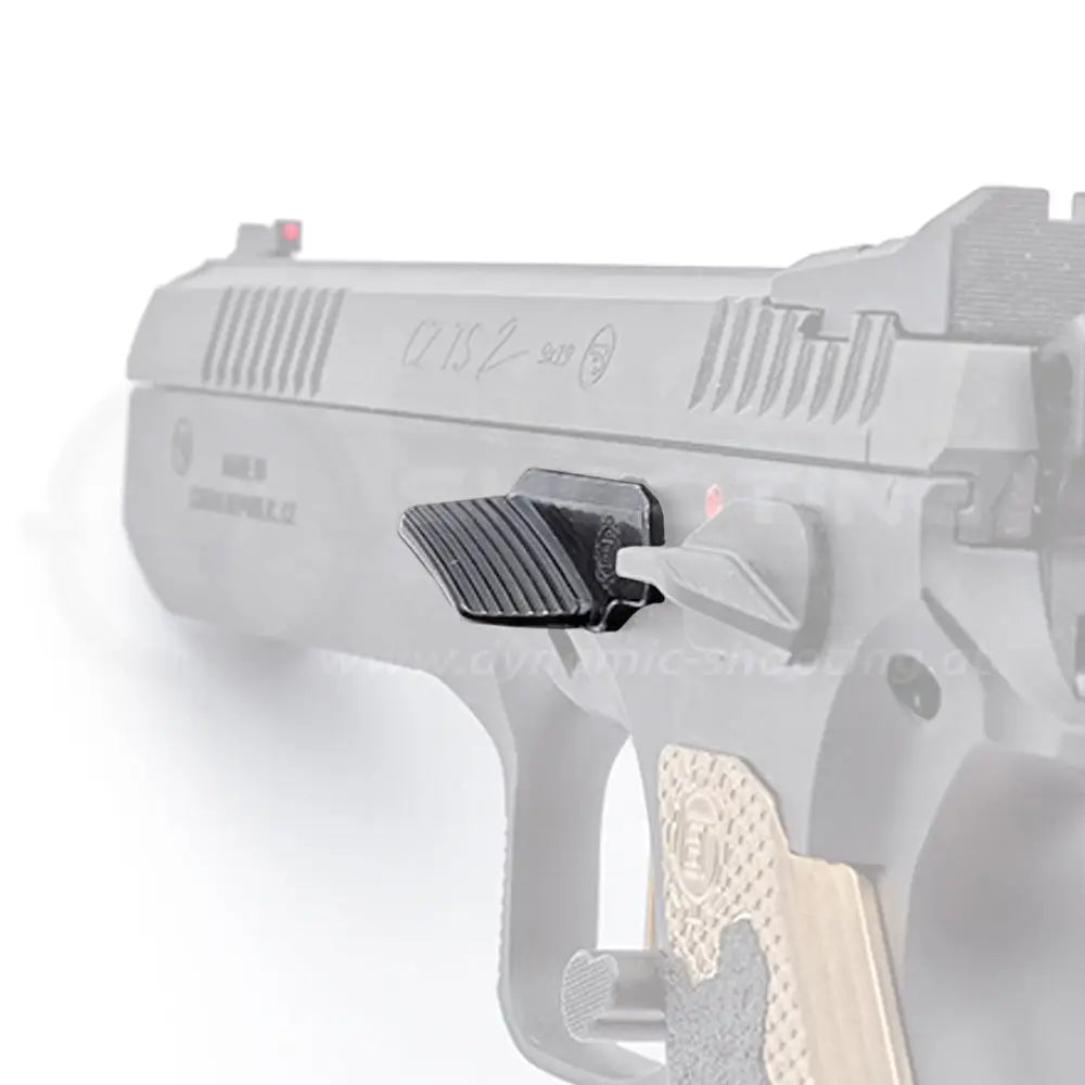 Verschlussfanghebel mit Daumenauflage  von Eemann Tech CZ SP01 Shadow 2 Tactical Sports TS2
