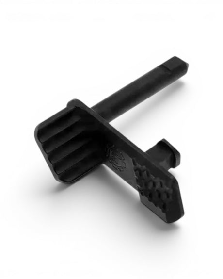 Verschlussfanghebel mit Daumenauflage Slide Stop with Thumb Rest von Eemann Tech für die CZ Shadow 2