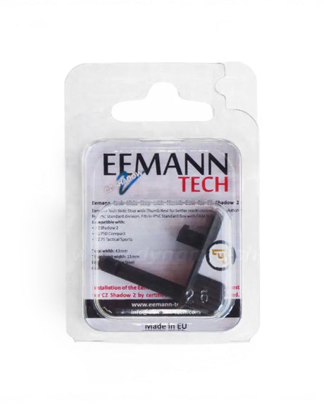 Verschlussfanghebel mit Daumenauflage Slide Stop with Thumb Rest von Eemann Tech für die CZ Shadow 2