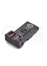 Verstellbare Kimme Visierung für CZ 75 Tactical Sports und CZ TS2 mit Fiberglas Fiber Optic Rod Einsatz